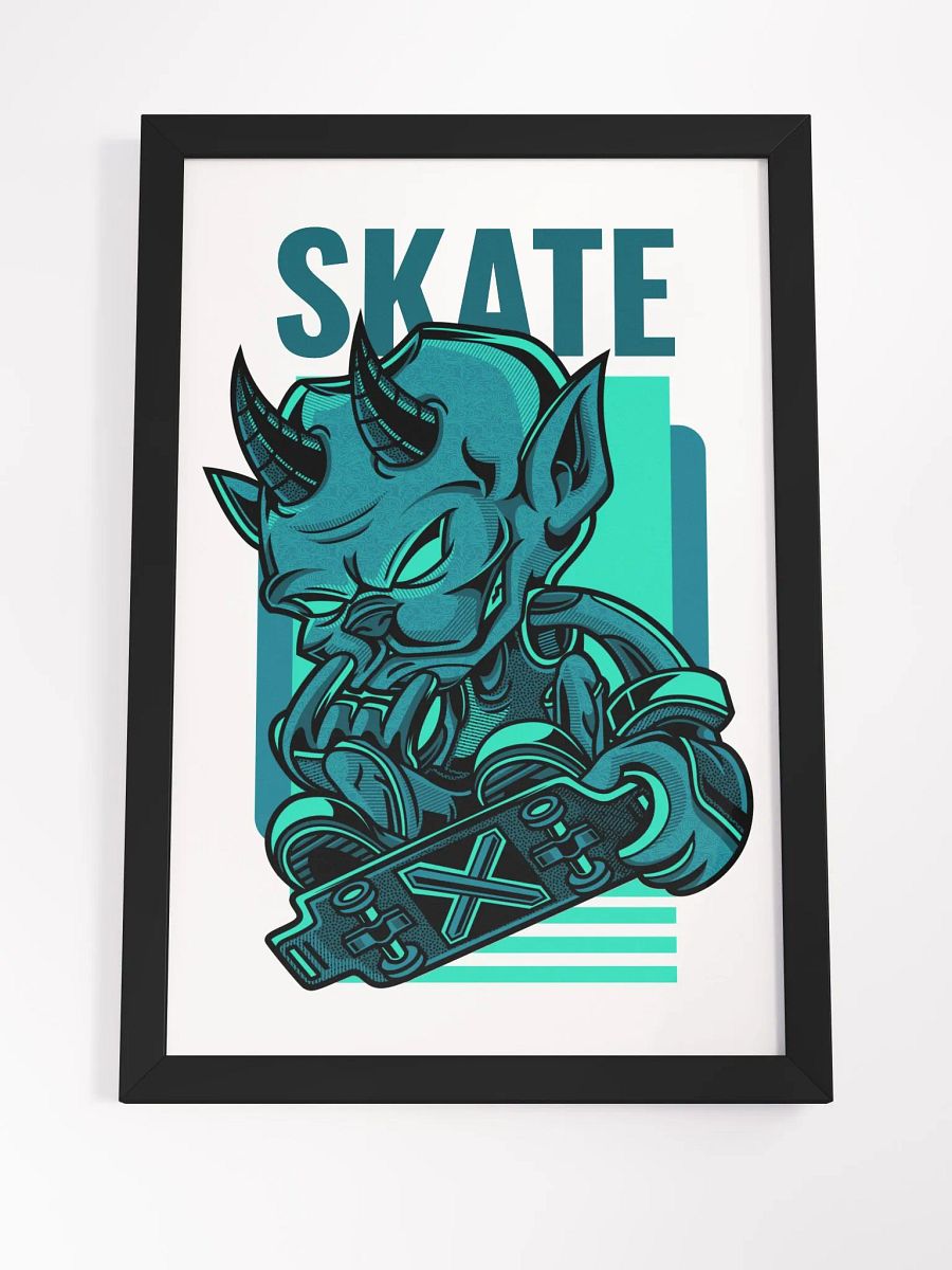 Skate Framed High-Quality Matte Poster product image (32)