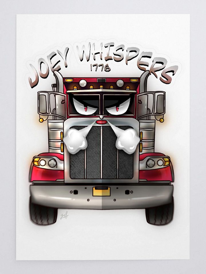 Joey Whispers 1776 LOGO Sticker (LARGE) product image (1)