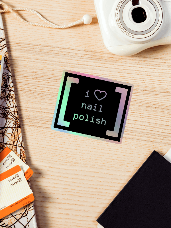 i <3 nail polish: Holo Sticker product image (2)