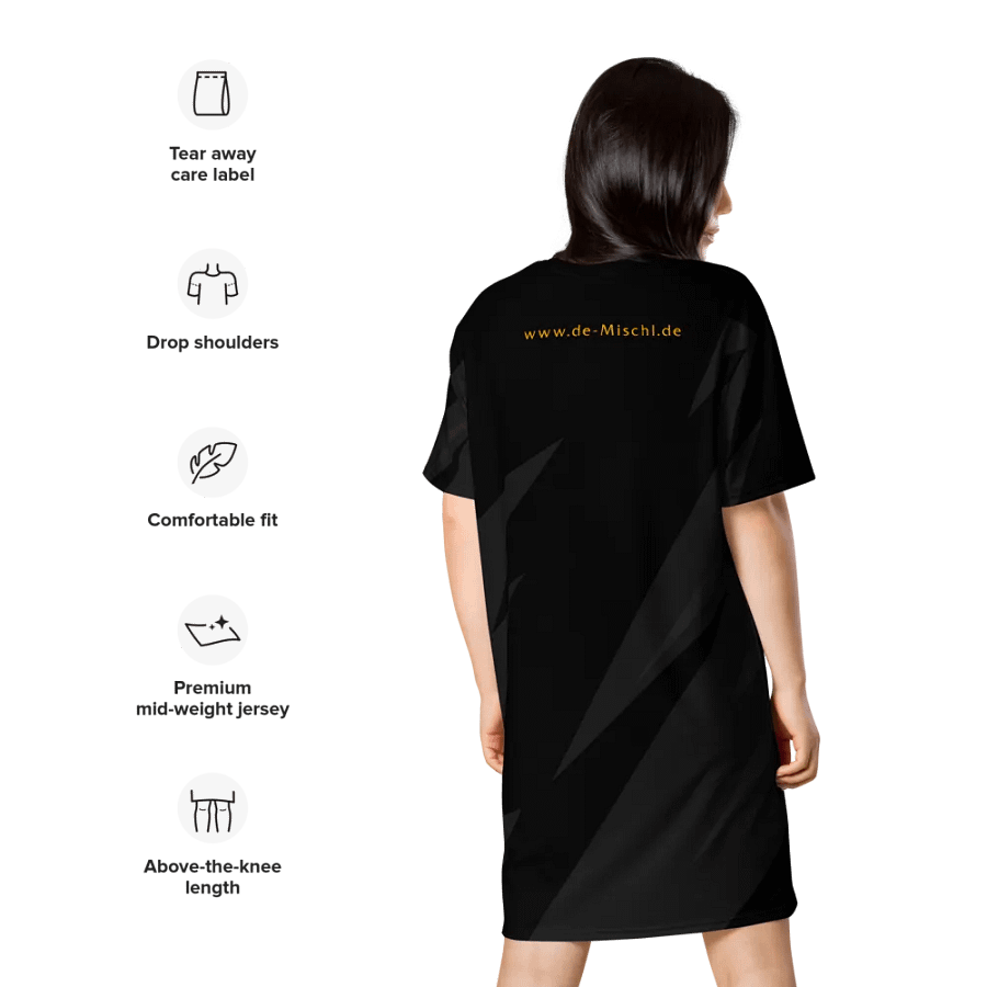 Eclipse Elegance T-Shirt Dress product image (10)