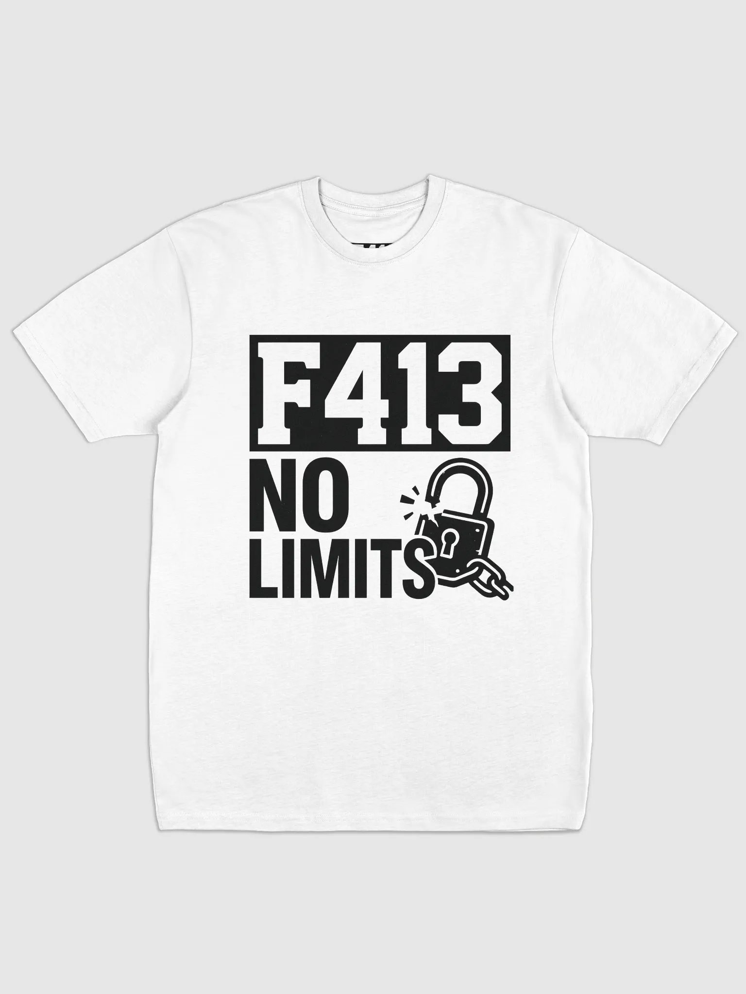 F413 - NO LIMITS | Camiseta Cristiana Urbana PREMIUM product image (1)