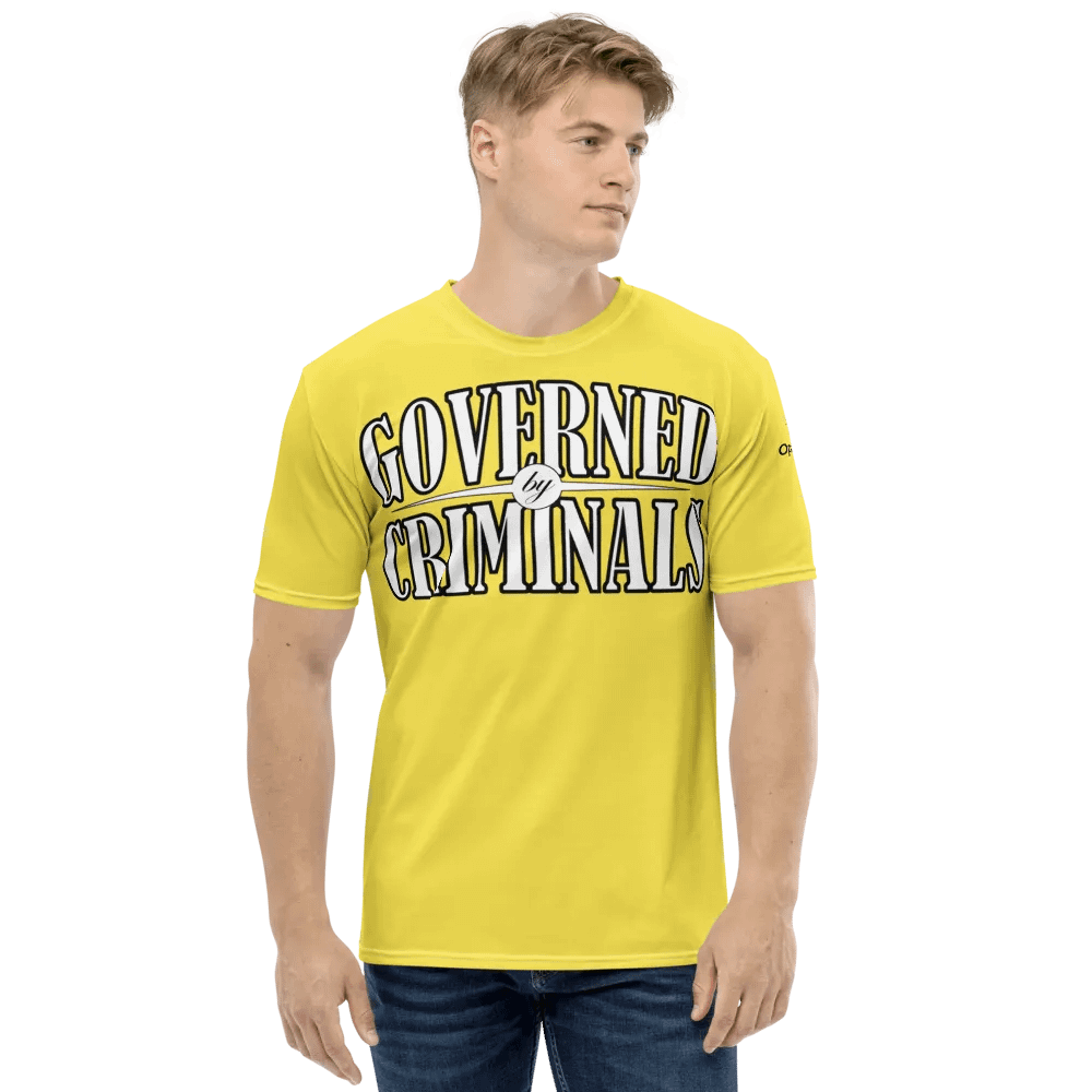 Governed By Criminals - UK - Yellow - Crew Neck T-Shirt product image (1)
