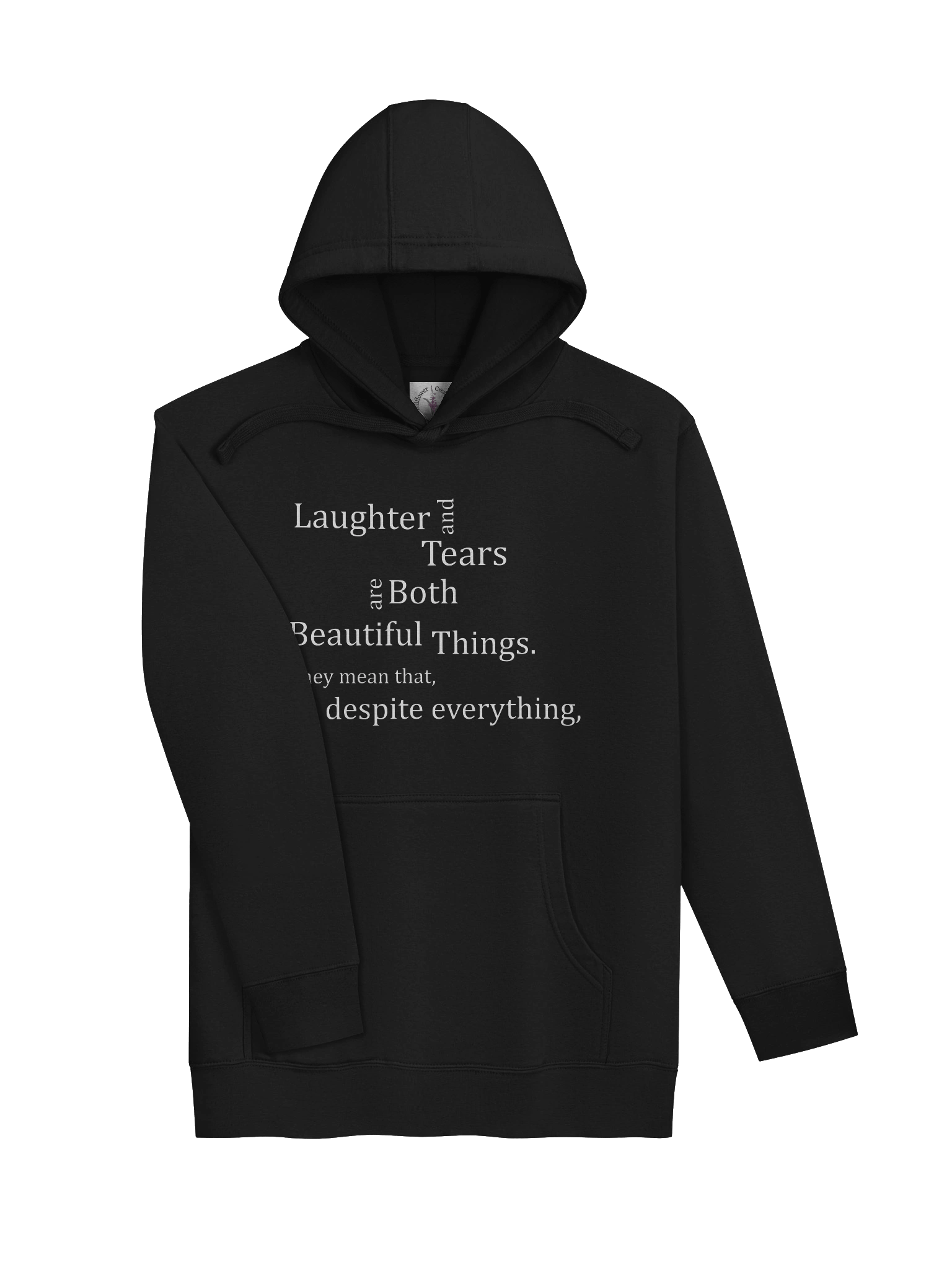 Life is Still Worth Living Hoodie - White Letters product image (3)