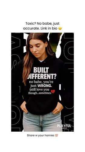 🚨 Built Different? Nah. Just WRONG.
🔗 Link in bio — it’s #1. Go now before someone basic beats you to it.
First 100 legends g...