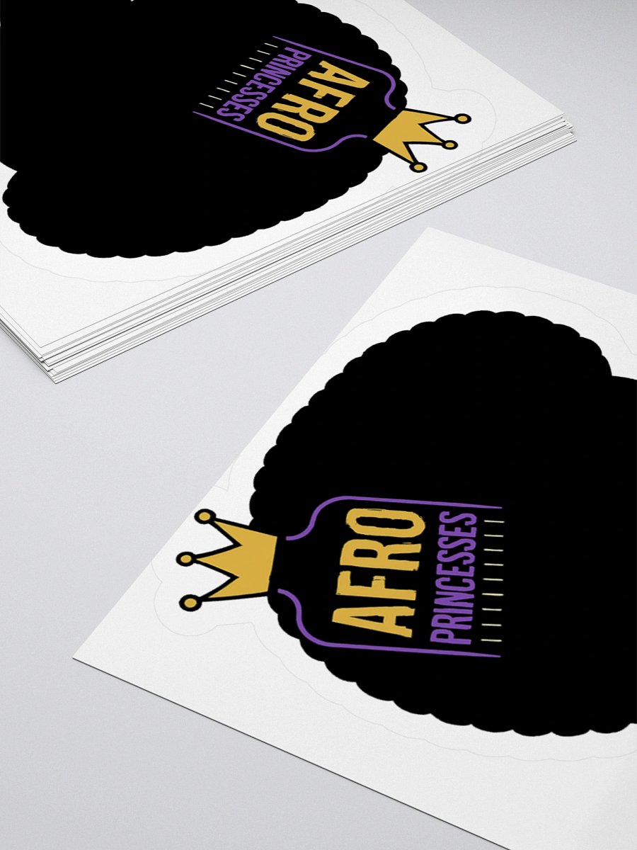 3 x 3 Afro Princesses Stickers product image (4)