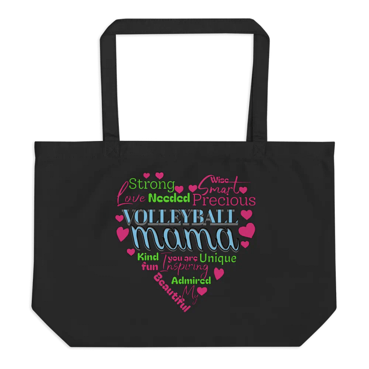 Heart Volleyball Mama Tote Bag product image (1)