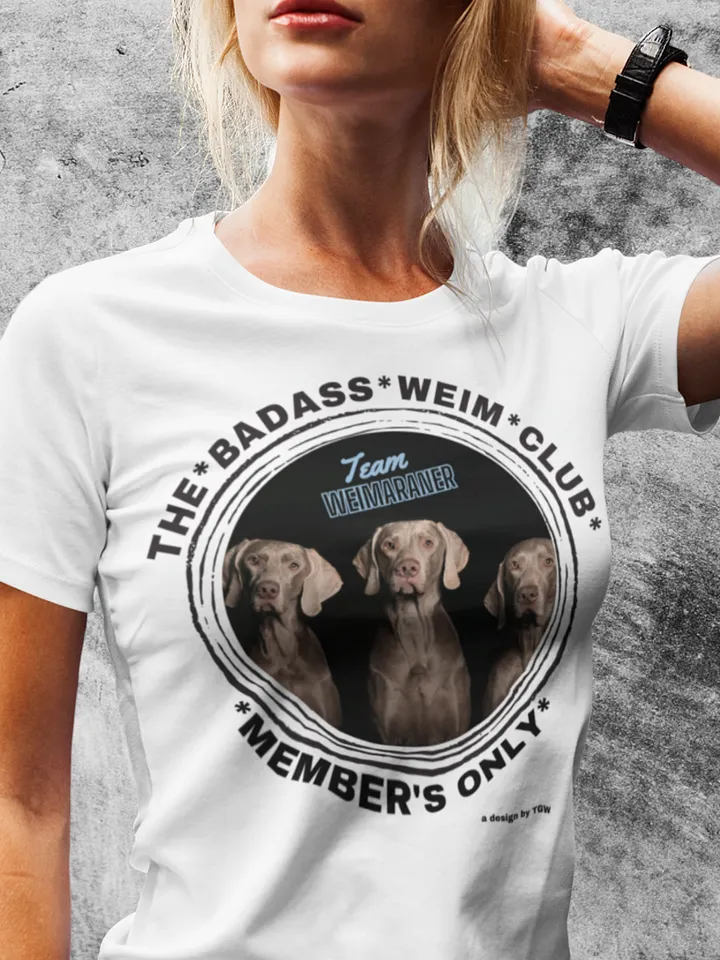 The Badass Weim Club - Stanley/Stella Women's Fitted Eco Tee product image (1)