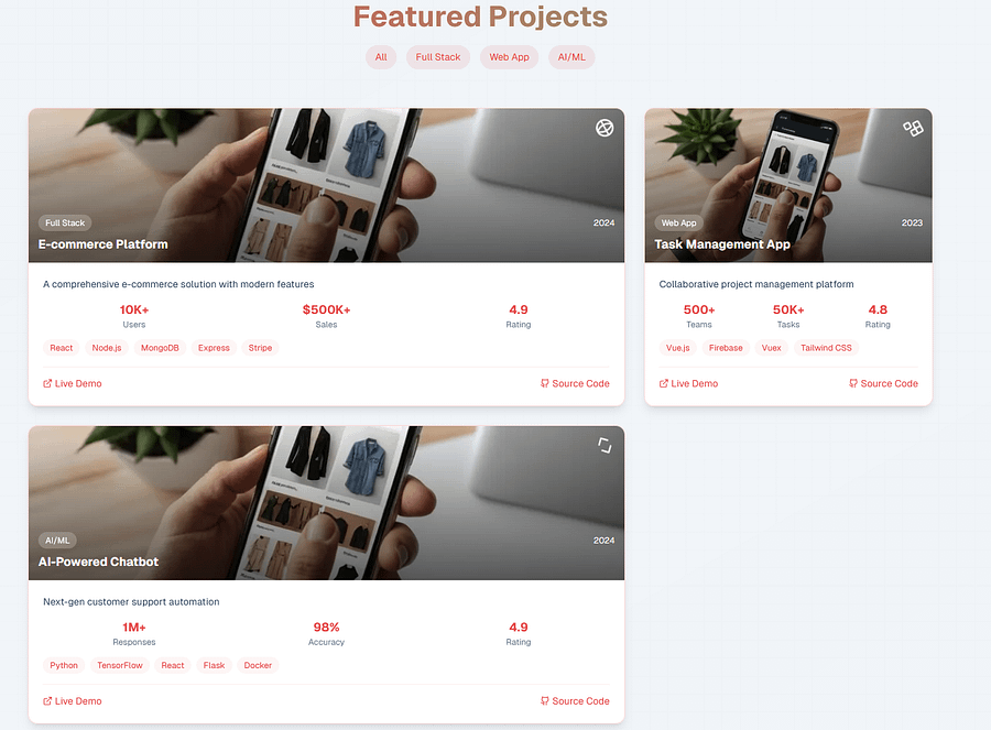 Next.js 15 Portfolio Template product image (10)
