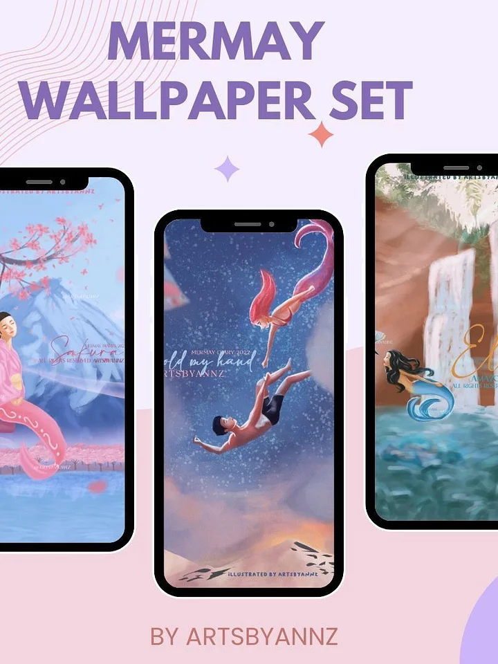 MerMay Wallpaper Art product image (1)