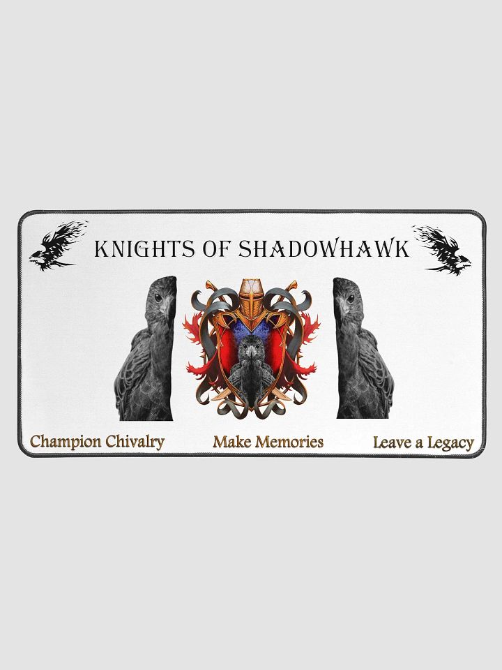 KoS - Desk Mat with Crest and Mantra product image (1)