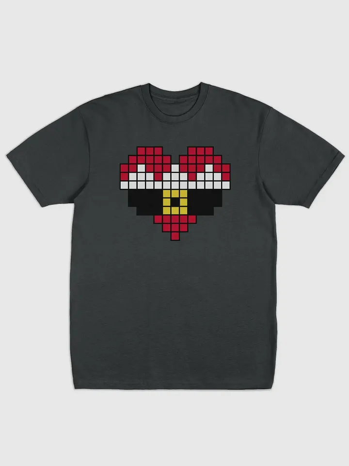 Santa Heart Premium Heavyweight Tee product image (1)