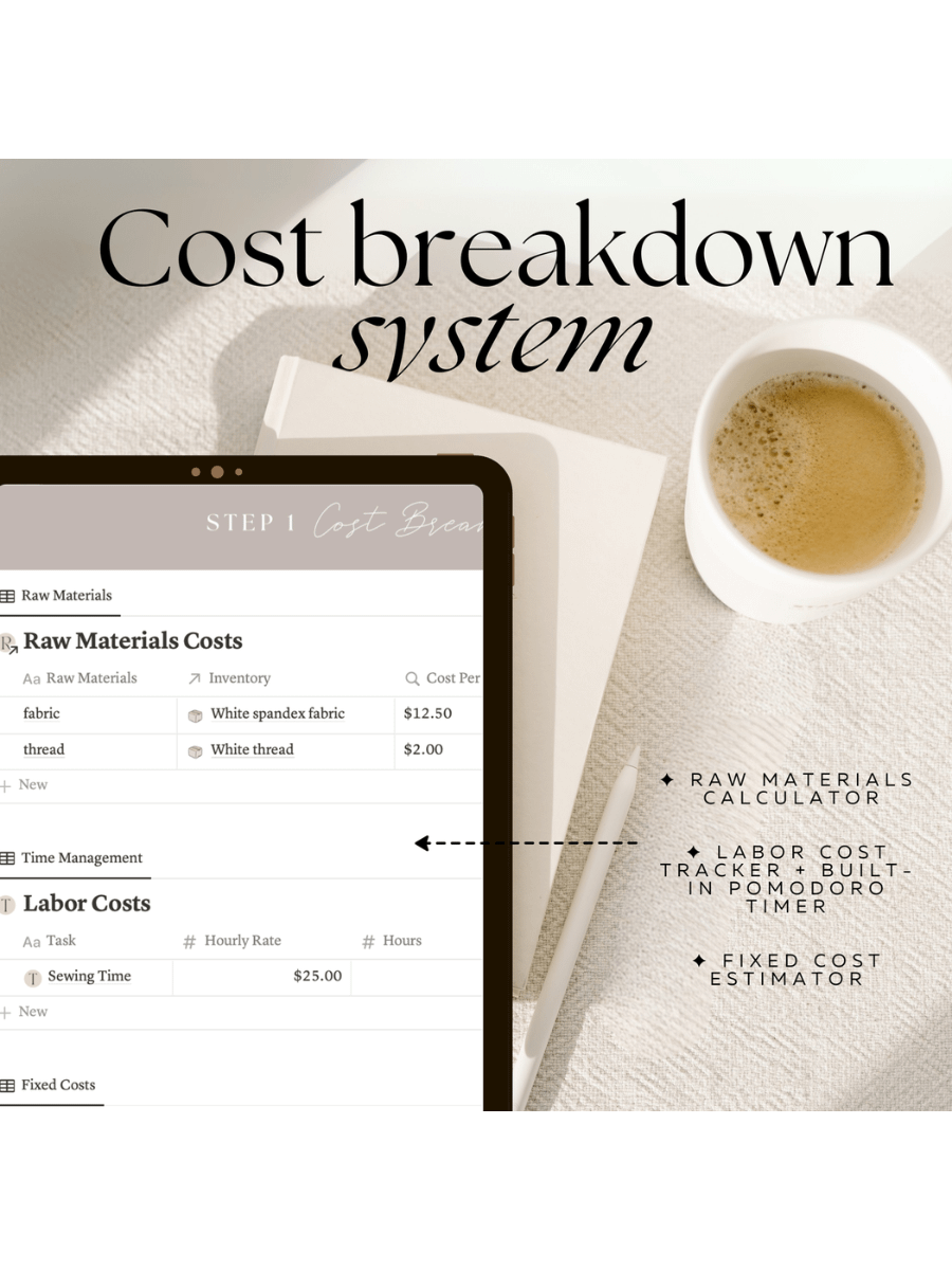 Product Pricing Calculator - Notion Template product image (3)