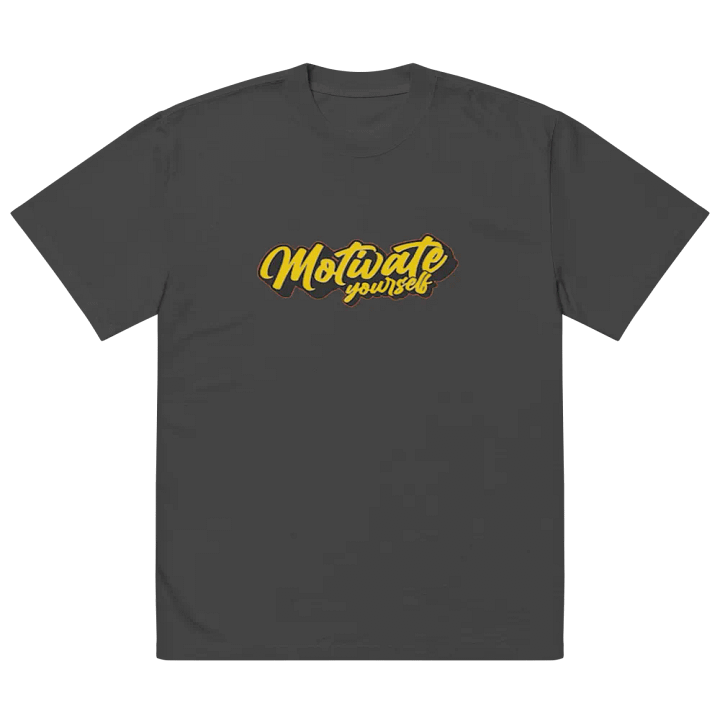 Motivate Yourself Oversized Faded Tee product image (2)