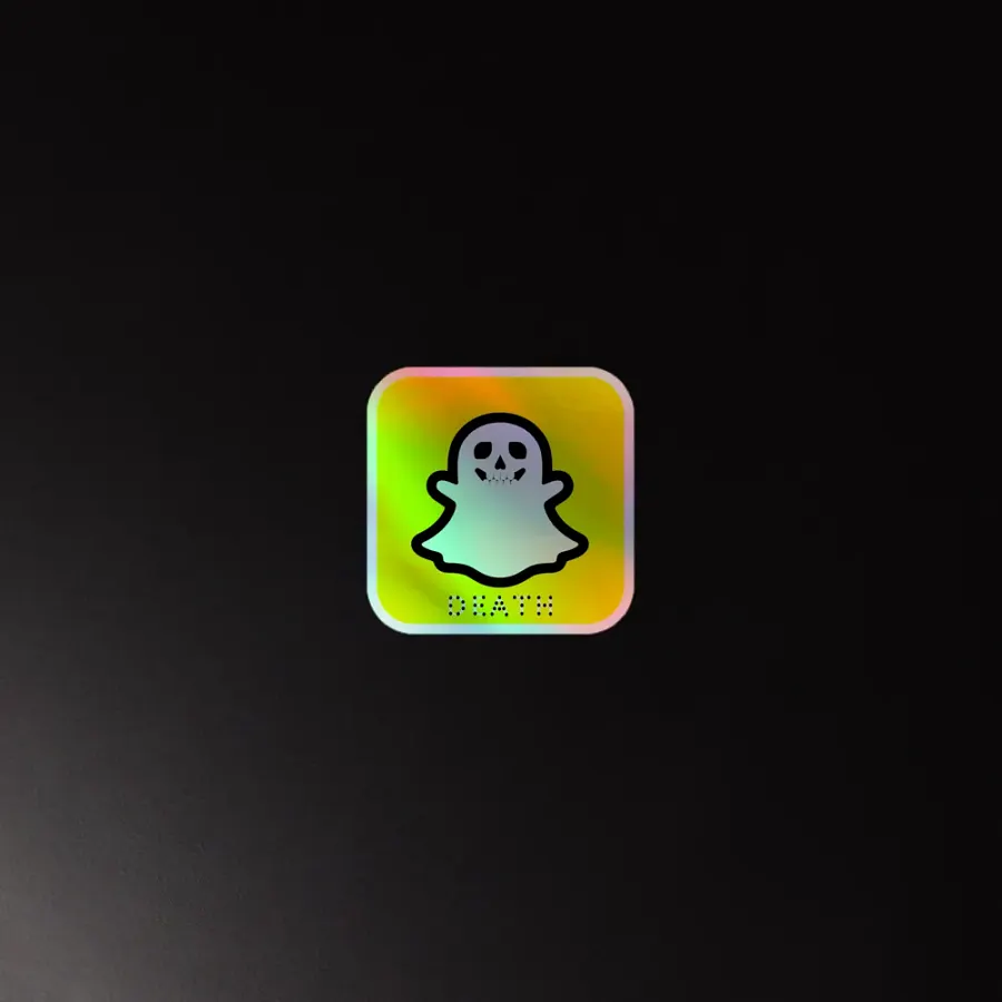 Snap Death Holo Sticker product image (4)