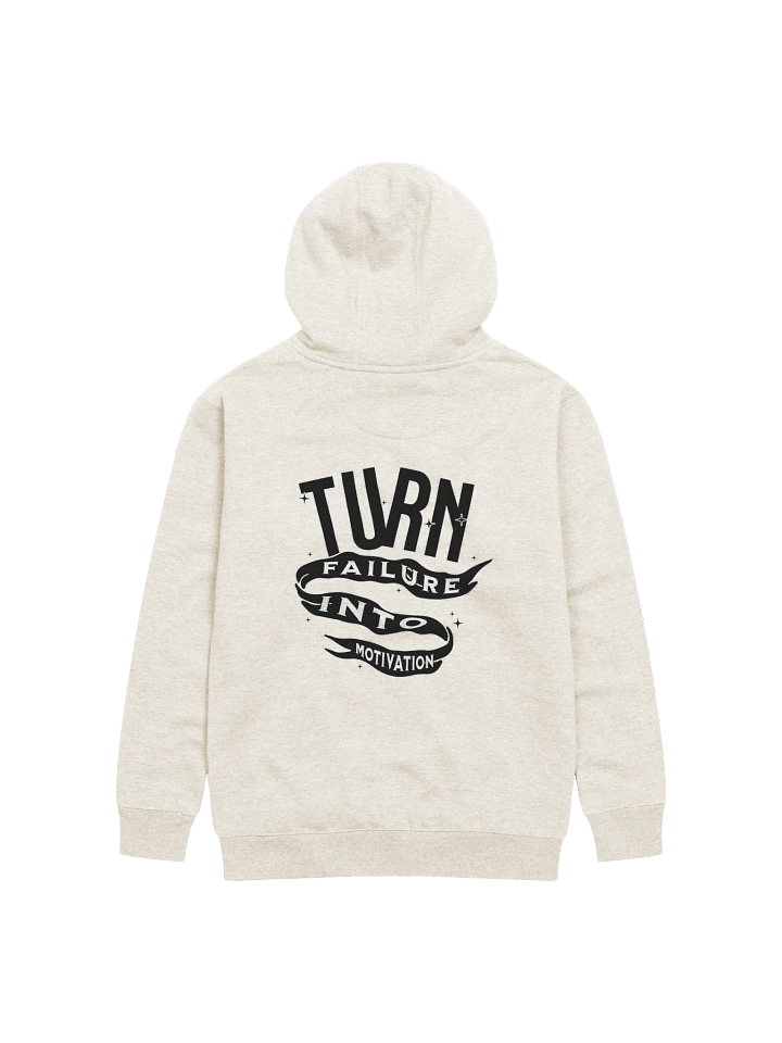 "TURN FAILURE INTO MOTIVATION" HOODIE (BL) product image (4)