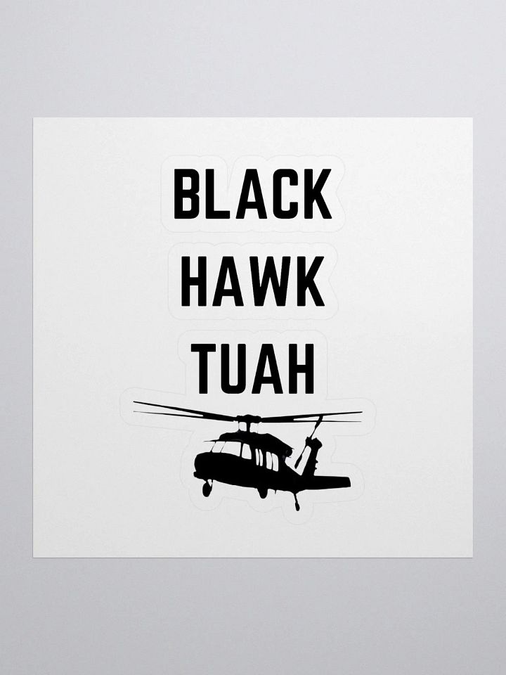 Black Hawk Tuah Stickers product image (1)