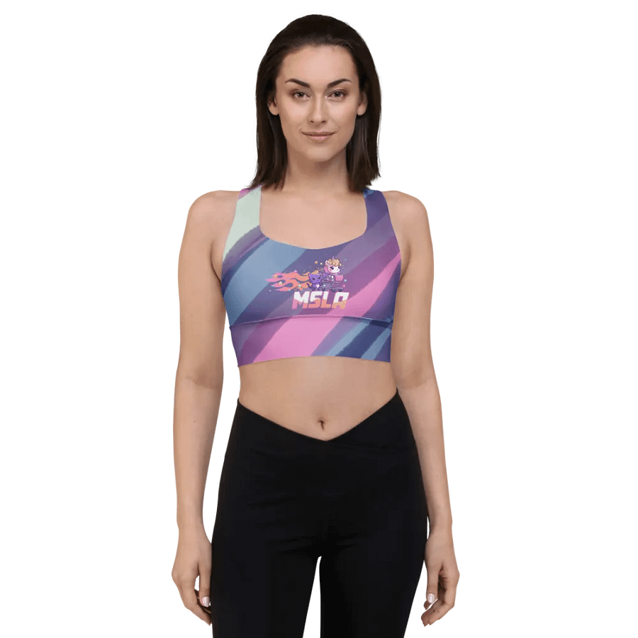 MSLA Sparkles Amigos - Longline Sports Bra product image (6)