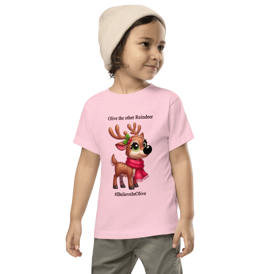 Toddler Official Christmas 'Olive the other Reindeer' Bella+Canvas Toddler T-Shirt product image (7)
