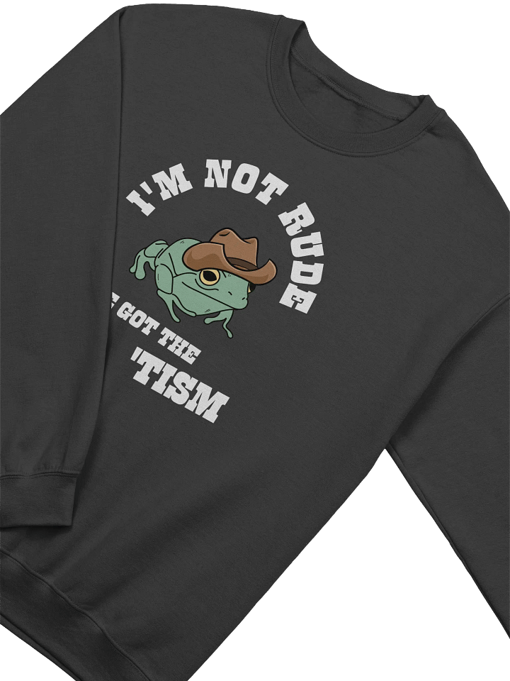 I'm Not Rude I've got The 'Tism Frog Sweatshirt product image (2)