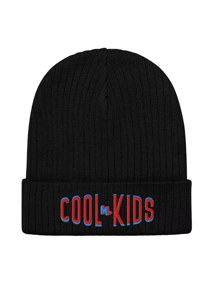 Embroidered Cool Kids - Ribbed Knit Beanie product image (1)