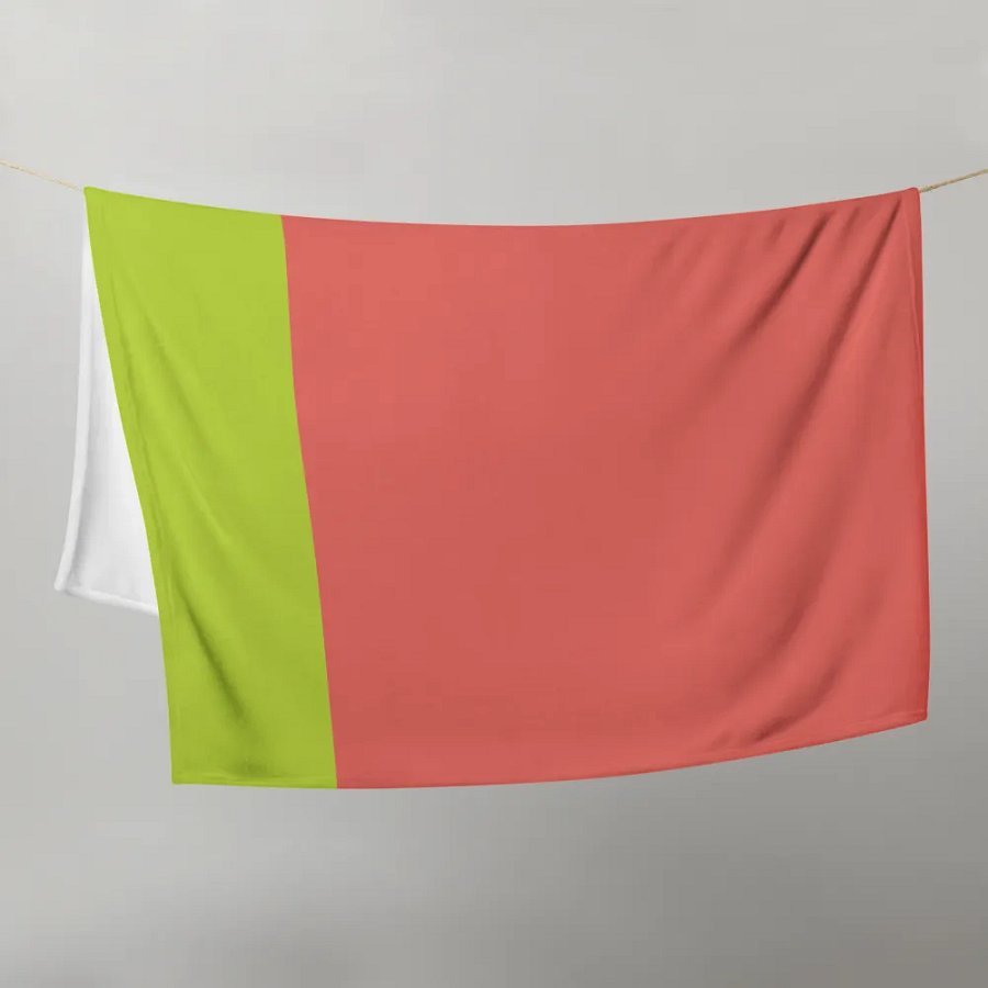 Red & Green Granny Blanket (SMALL) product image (9)
