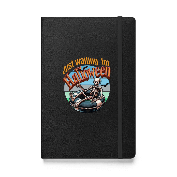 Just Waiting For Halloween Hardcover Notebook product image (1)
