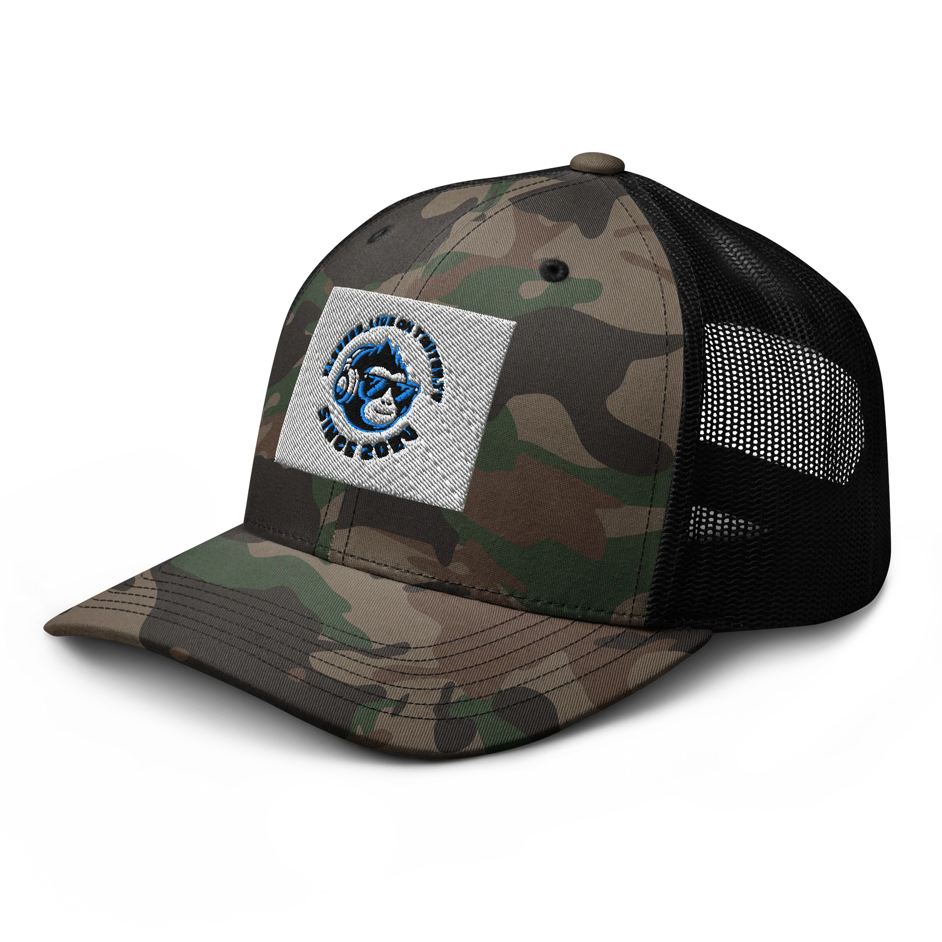 KLOVER3_LIVE Camo Monkey Trucker Hat product image (4)