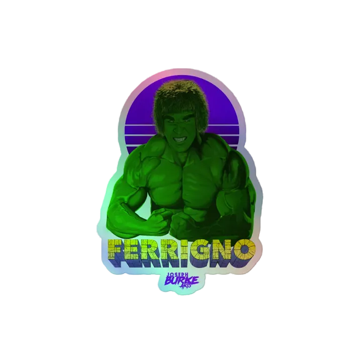 Lou Ferrigno's Hulk Holofoil Sticker product image (2)