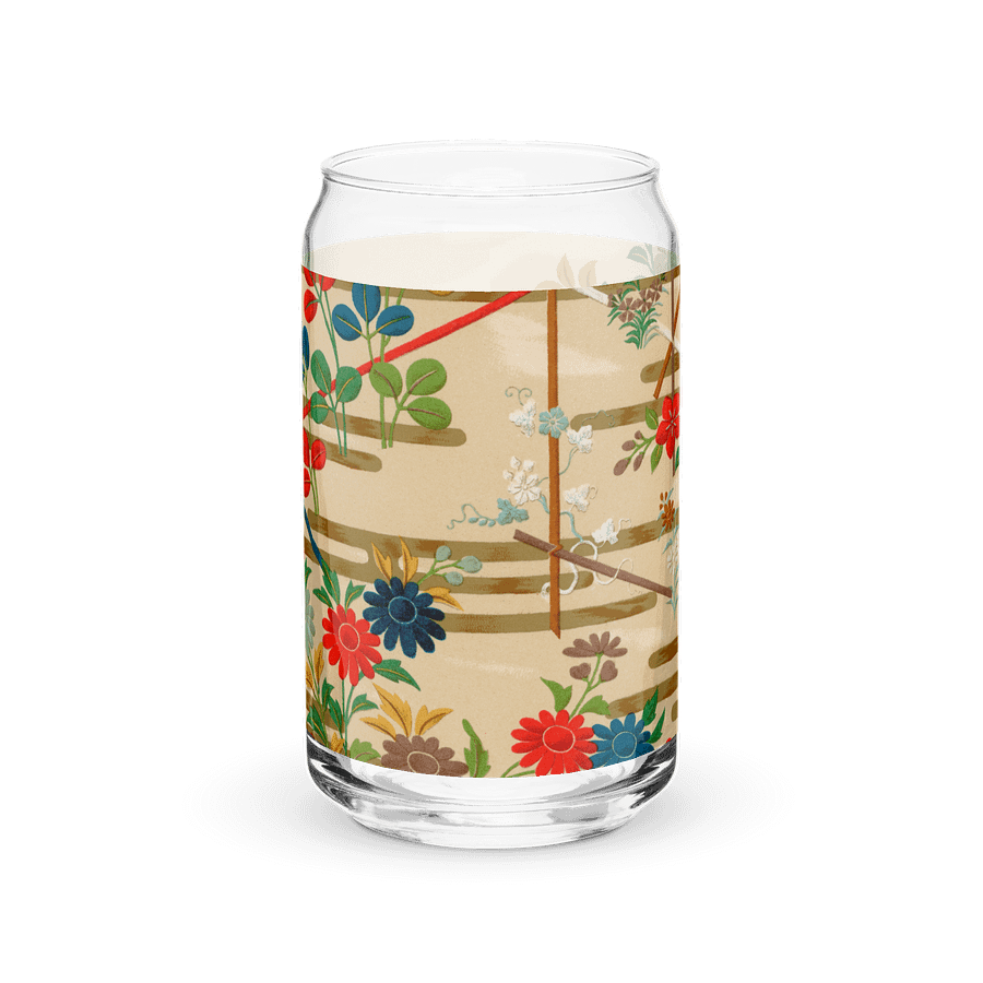 Vintage Painting. 16oz. Can-Shaped Glass product image (2)