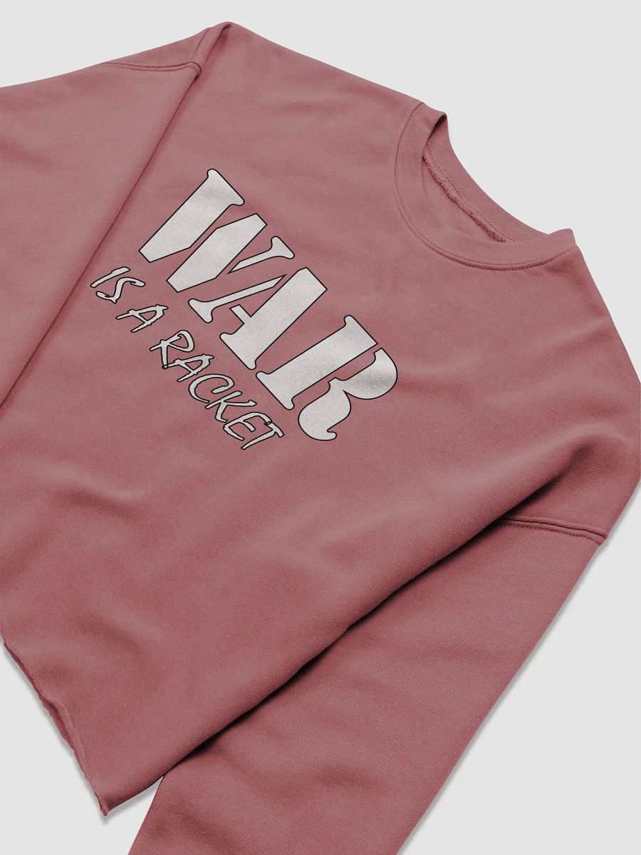 War Is A Racket - Bella+Canvas Women's Fleece Crop Sweatshirt product image (3)