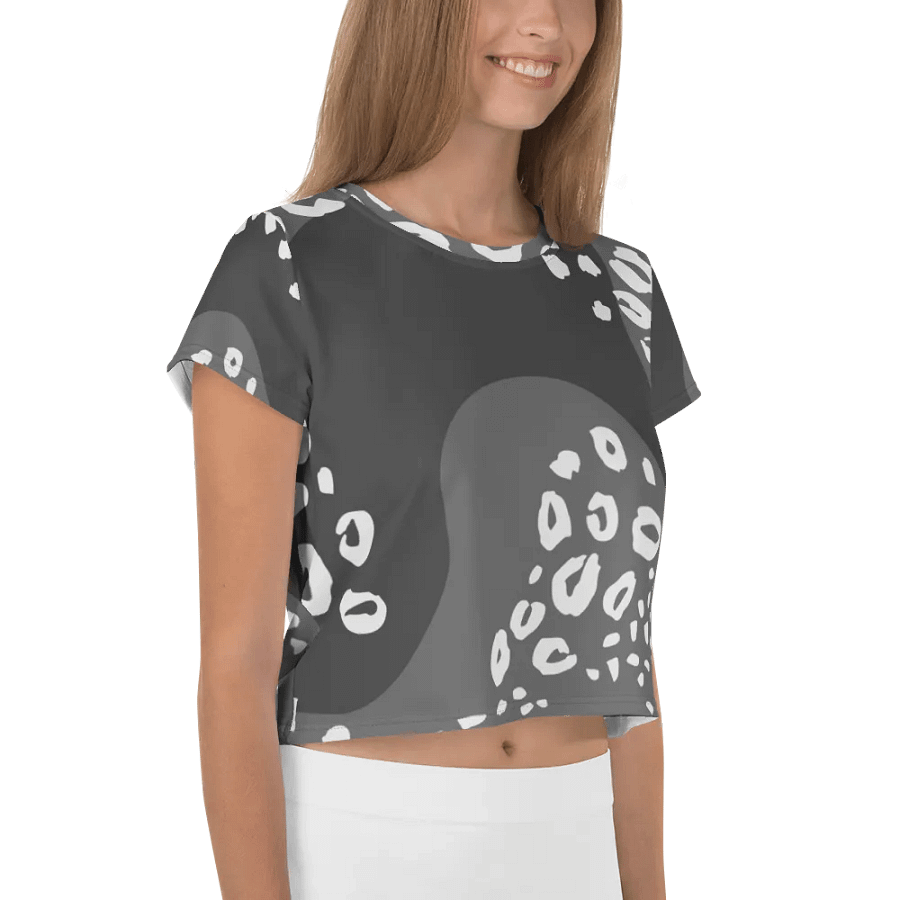 Grey Jungle Allure Crop Tee product image (4)