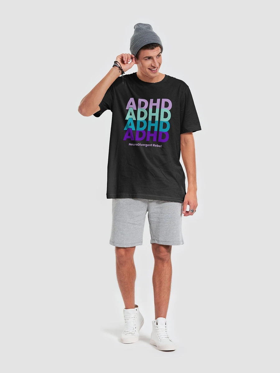 ADHD x4 (Lavender, teal, purple, and turquoise words) Super Soft T-shirt product image (69)