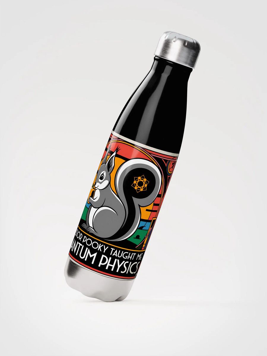 Quantum Physics Squirrel Stainless Steel Water Bottle product image (2)