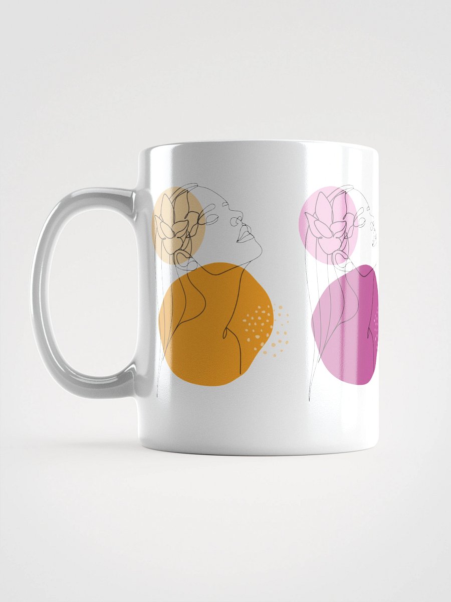 Mug Blanc Equilibre Femme Vibrant - Elan de Soi - Idée Cadeau Raffiné product image (6)