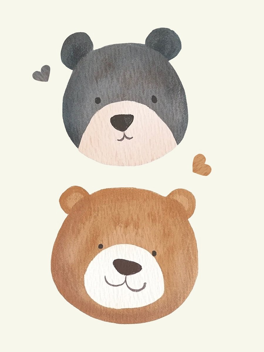 Bear Faces - Clipart product image (1)