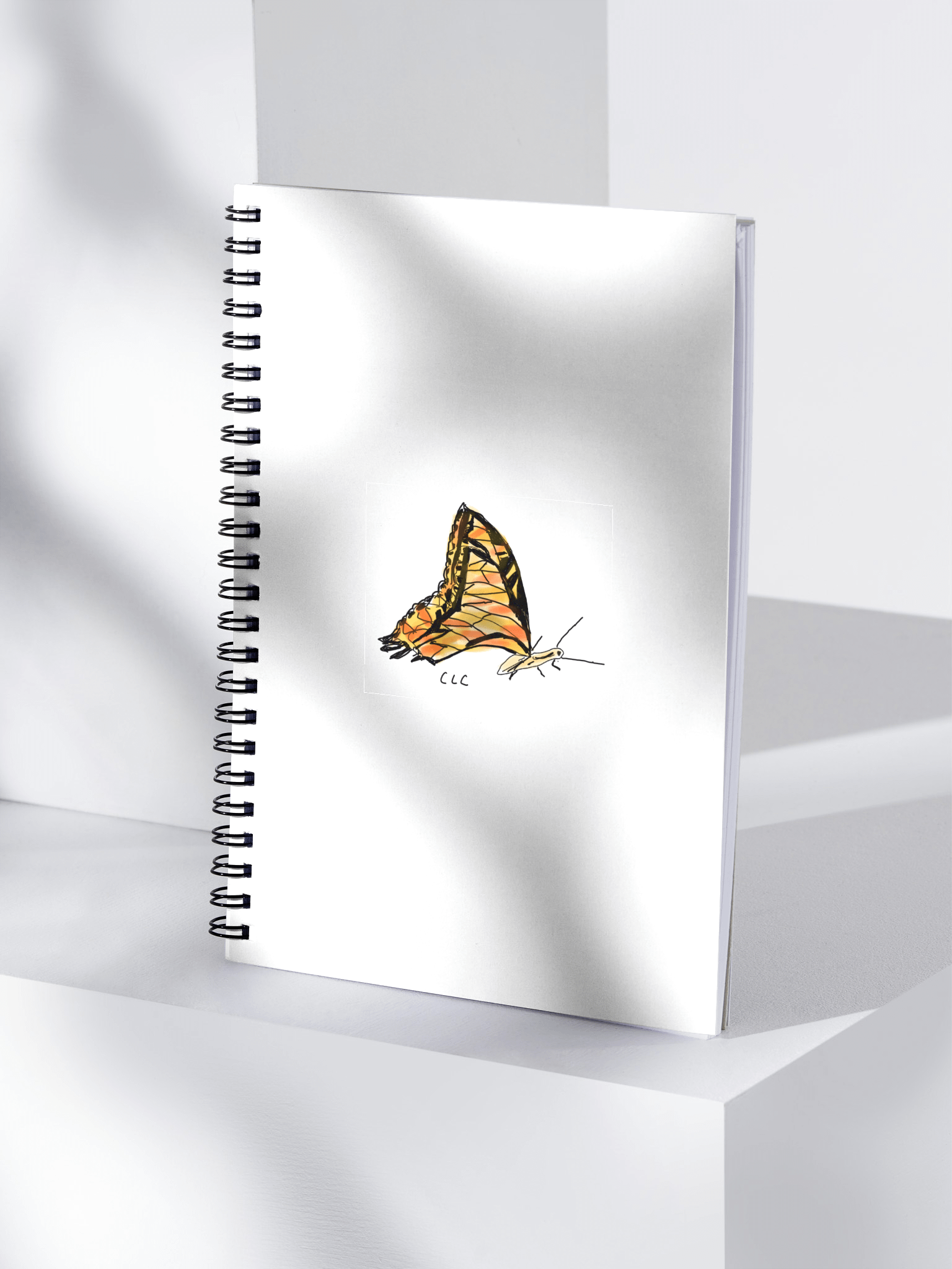 Butterfly Spiral Notebook product image (4)