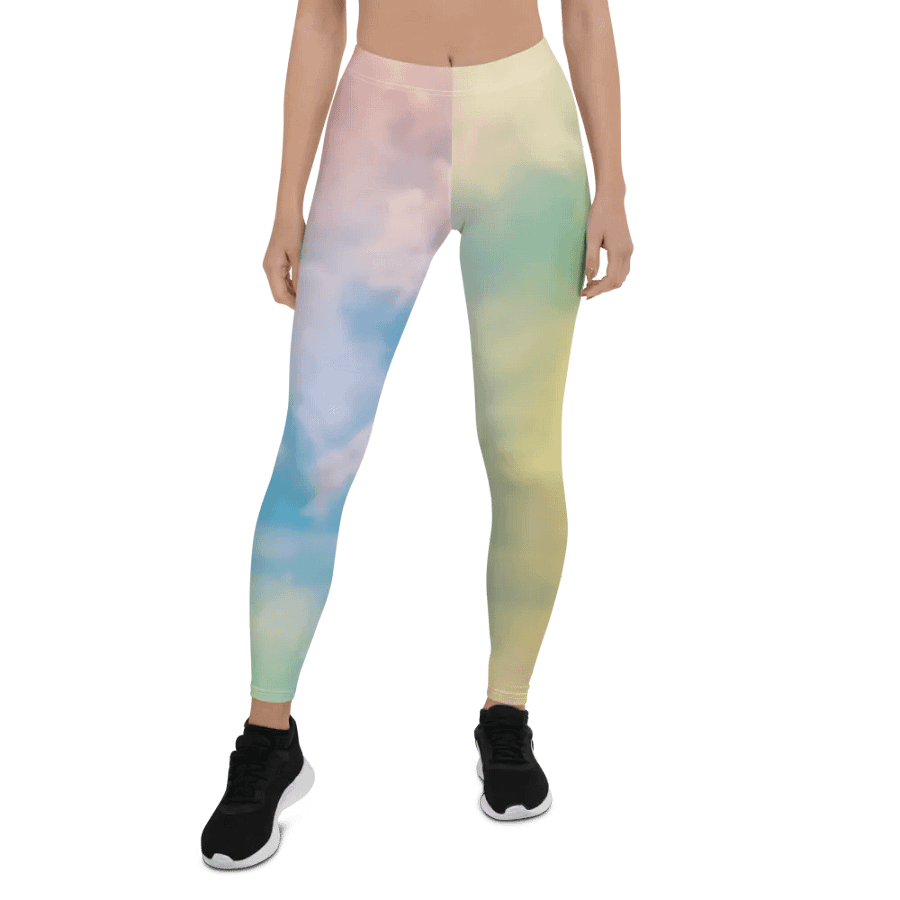Blur cloud rainbow Design Legging - V10 product image (1)