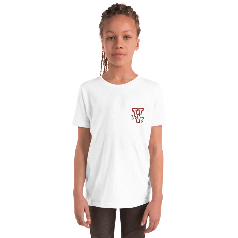 Kids Shirt White (red & blue logo) product image (6)