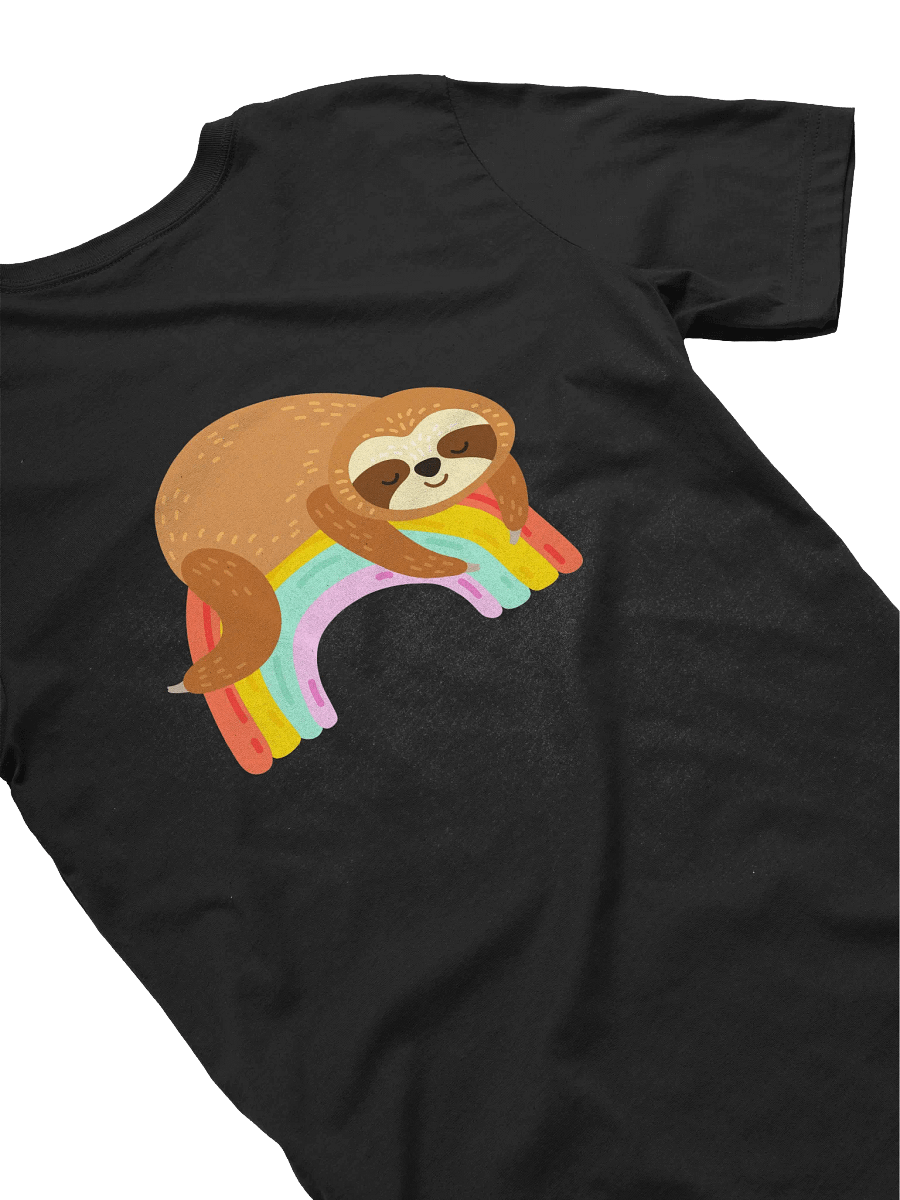 Snooze on Rainbow Sloth Tee product image (4)