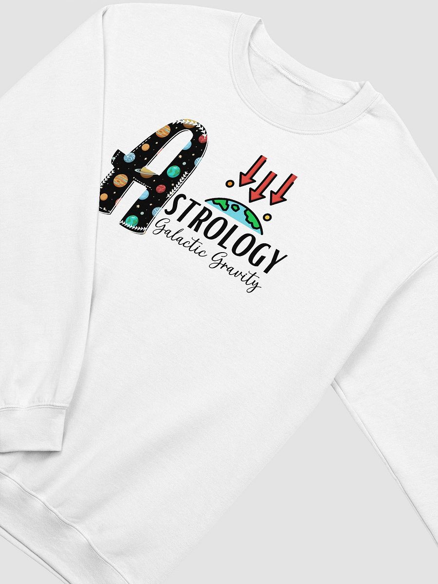 Galactic Gravity Solar System Zodiac Astrology Quantum Physics Cozy Sweatshirt! product image (3)