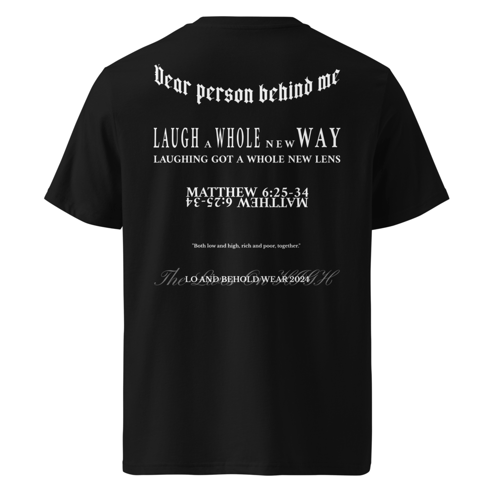 The Lives On HIGH | Laughs | UNISEX Tee | White product image (5)