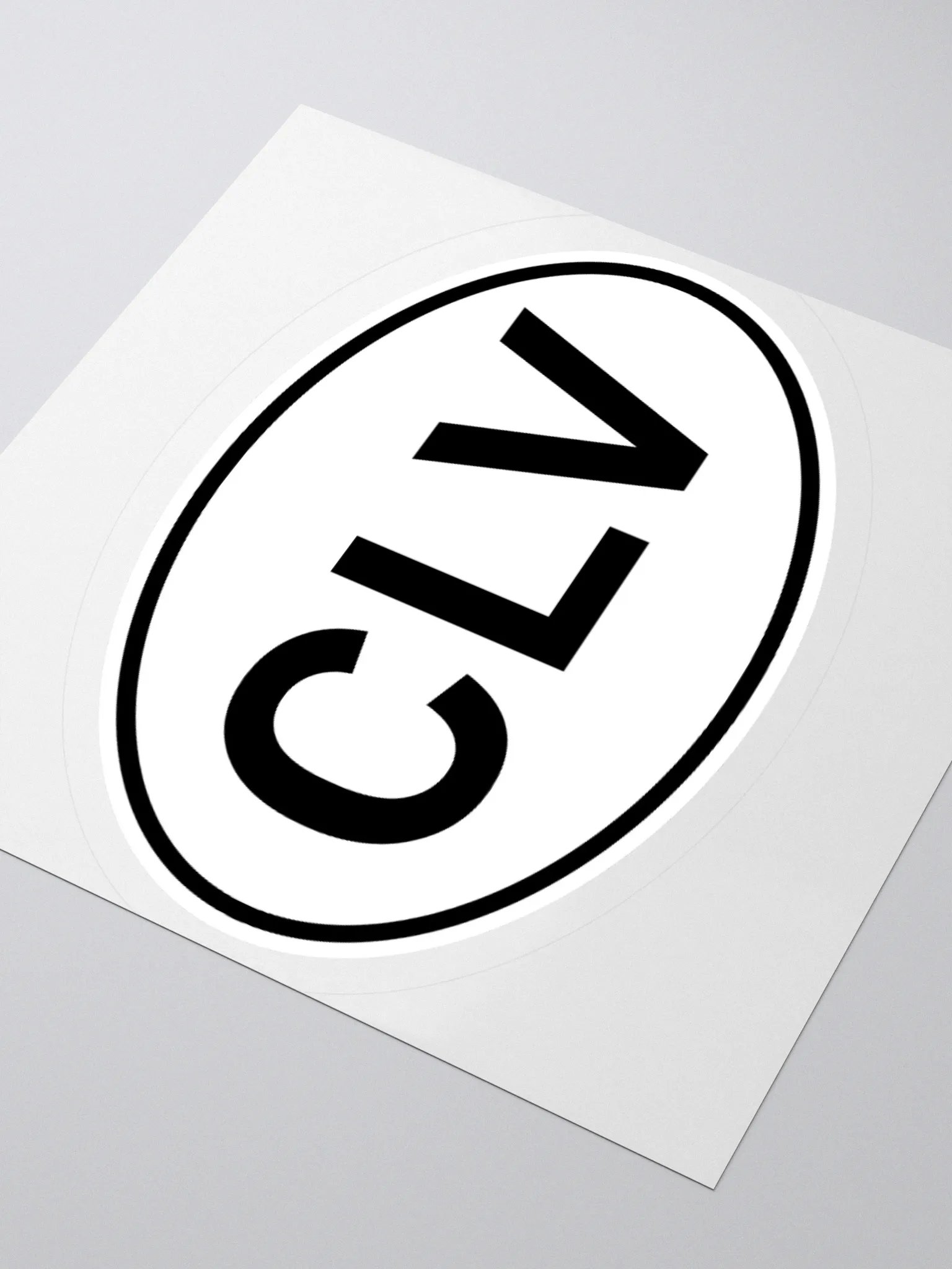 CLV Oval Sticker product image (3)