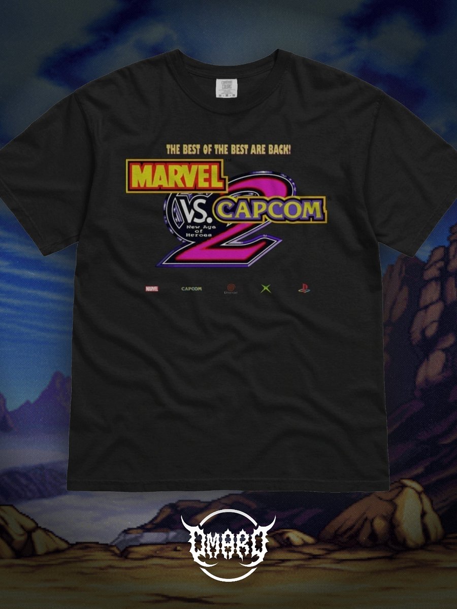 Marvel VS Capcom 2 Shirt (Front & Back Design) product image (2)