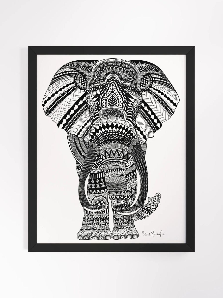 Mandala Elephant Poster Print product image (2)