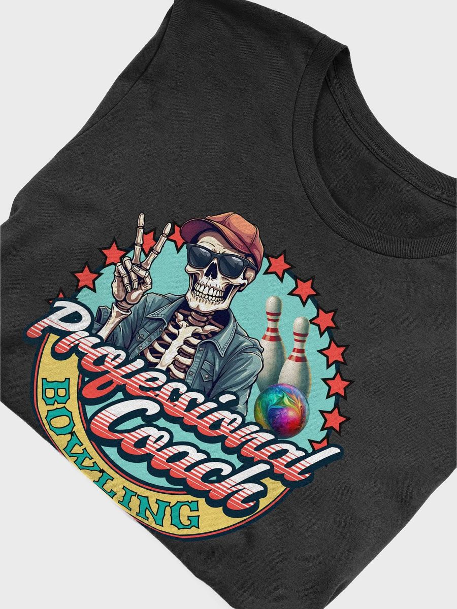 Professional Coach Skeleton Bowling T-Shirt product image (3)
