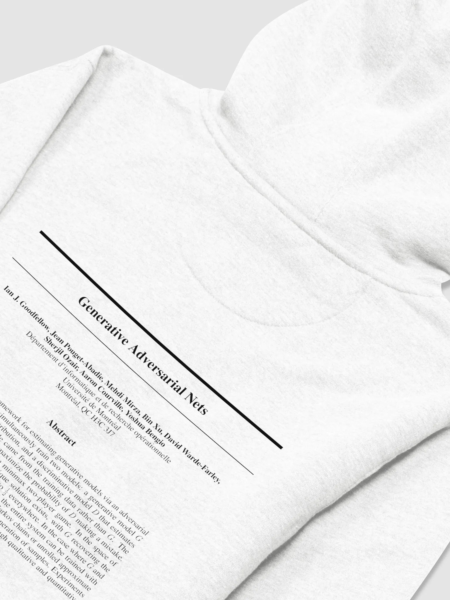 Generative Adversarial Nets Hoodie product image (16)