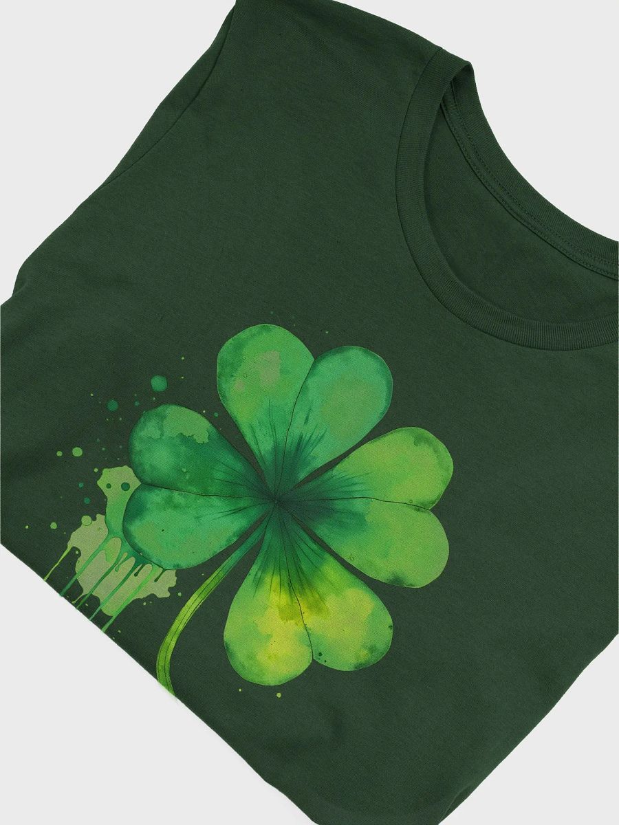 Shamrock Splash Watercolor Tee product image (3)