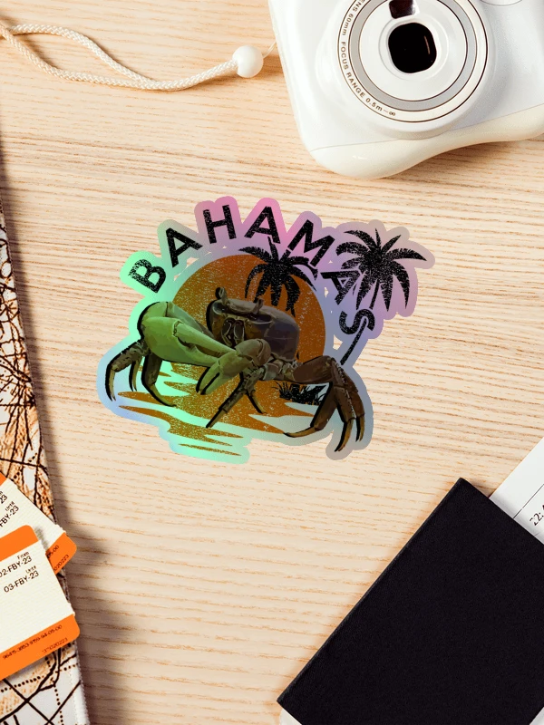 Andros Bahamas Sticker Holographic : Andros Crab product image (1)