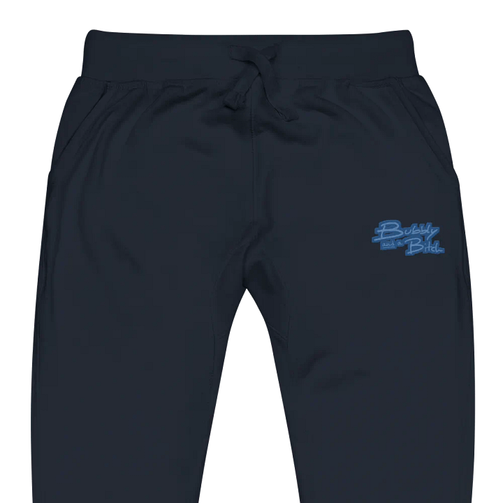 Bubbly and a B*tch (creek design) embroidered fleece joggers product image (7)