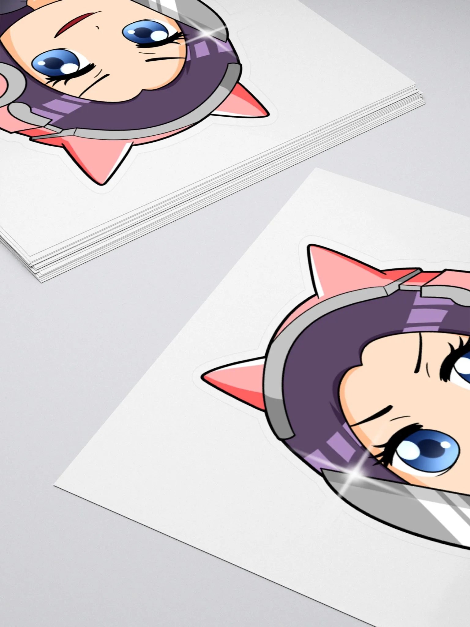 Villanarei Knaifu Waifu Kiss Cut Sticker product image (7)